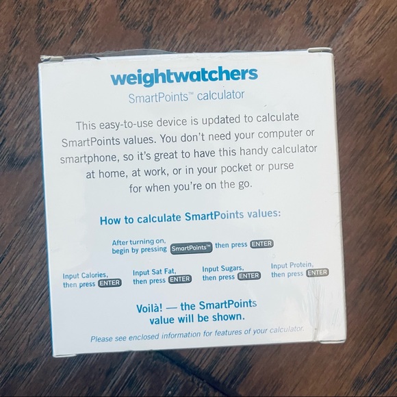 Weight Watchers WW Smart Points Calculator Daily and Weekly Tracker 2015… - Picture 2 of 2
